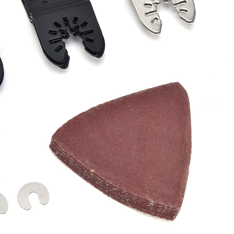 High Carbon Steel Oscillating Saw Blade Kit Quick Release Woodworking Multitool Set - Image 4