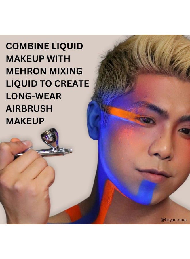 mehron Makeup Liquid Makeup | Face Paint and Body Paint 4.5 oz (133 ml) (GREEN) - Image 5