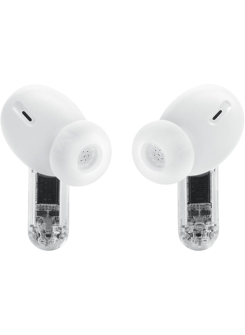 JBL Tune Beam 2 True Wireless Noise Cancelling Earbuds, JBLTBEAM2GWHT White - Image 2