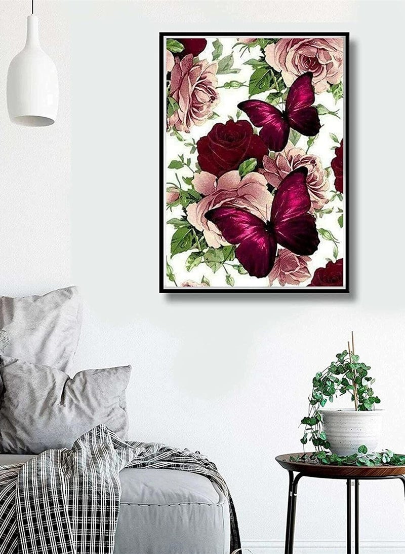 إكسفور DIY 5D الماس اللوحة نمط الفراشة 11.8 * 15.7 بوصة - Image 3