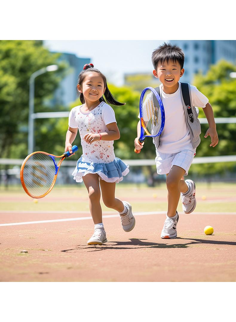 Y&D Kids Tennis Trainer Rebound Ball Set, Professional Racket, Portable Practice Rebounder, Equipment with 2 Racket & Bag, Suitable for Level Players  - Image 5