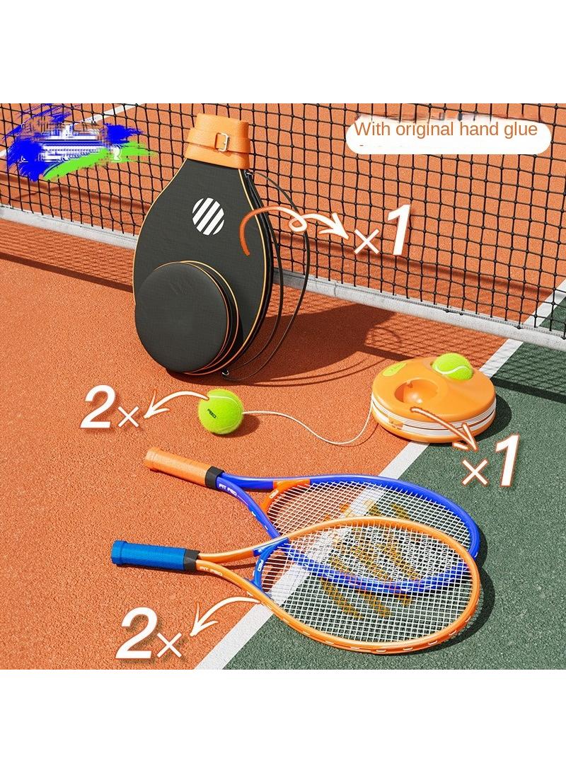 Y&D Kids Tennis Trainer Rebound Ball Set, Professional Racket, Portable Practice Rebounder, Equipment with 2 Racket & Bag, Suitable for Level Players  - Image 1