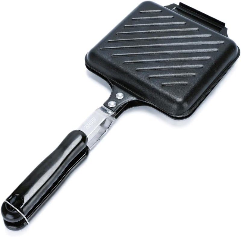 Beram Sandwich Maker Multifunctional Double Sided Gas Hand Toaster Non-stick Grill and Panini Press with Handles, BST500HD - Image 1