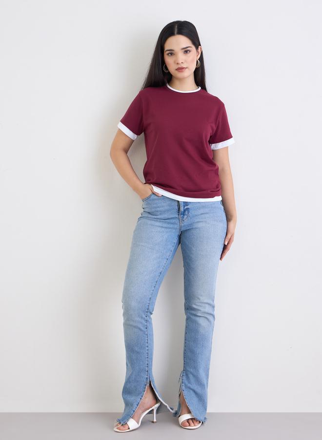 ستايلي تيشيرت رينجر بقصة عادية - Image 2