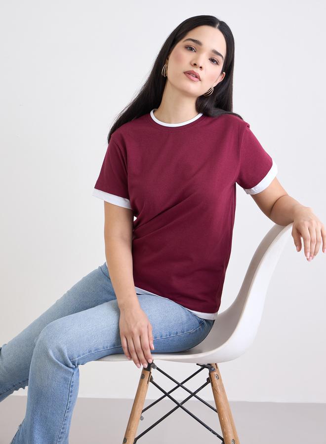 ستايلي تيشيرت رينجر بقصة عادية - Image 1