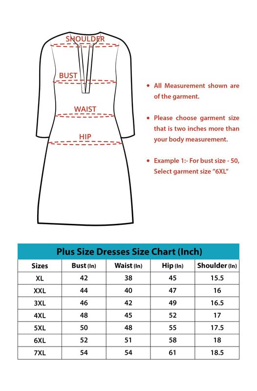 Janasya XL Love by Janasya Women's Off White Dobby Georgette Tie & Dye Fit & Flare Dress - Image 5