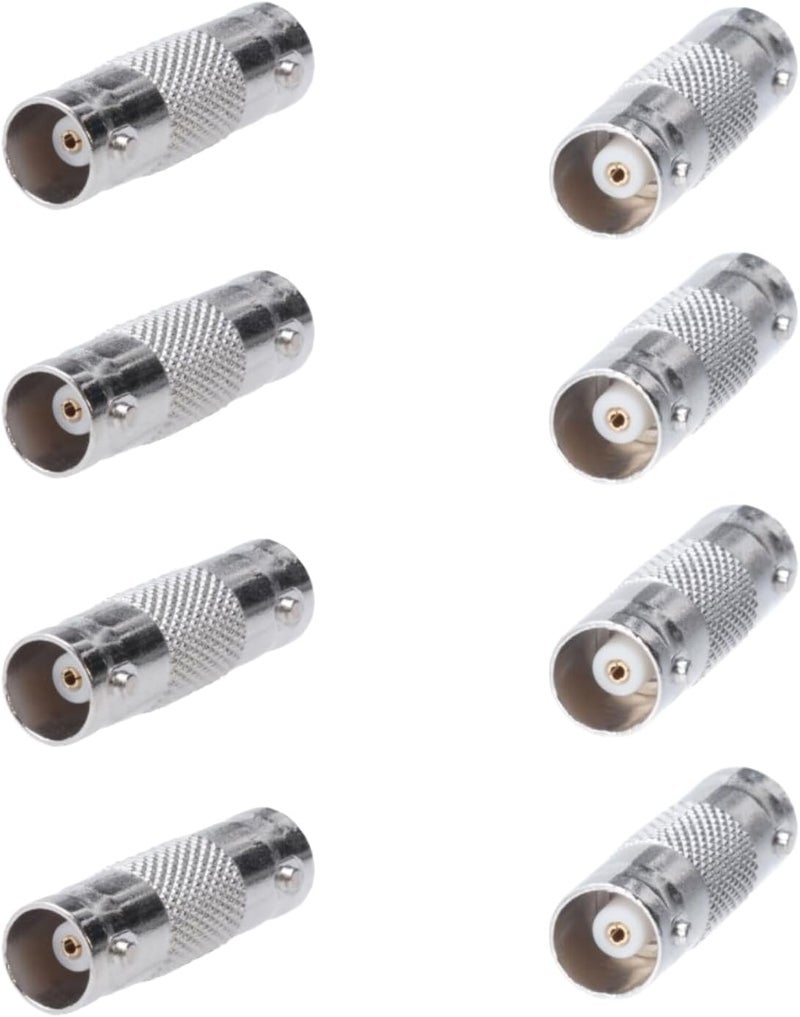 SATMAXIMUM BNC Female to Female Adapter Connector, Coupler for CCTV Security Camera, SDI, HD-SDI, Coax RG6 (10) - Image 1