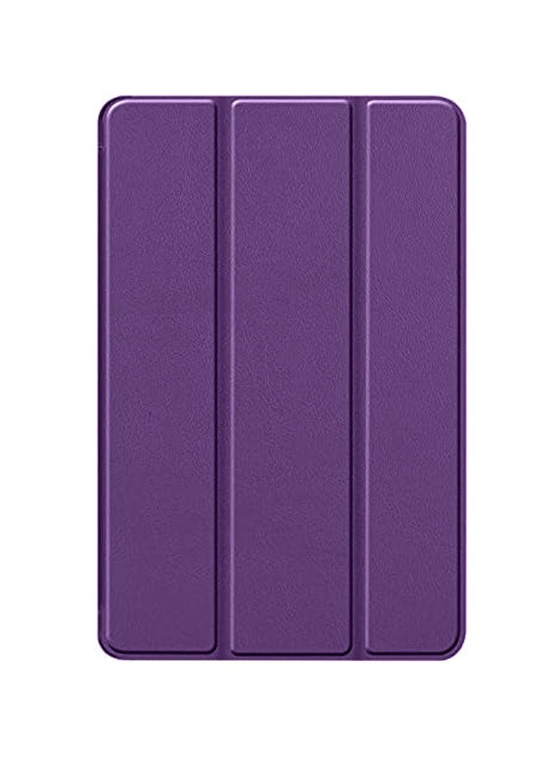 Techie جراب خلفي ذكي قابل للطي ثلاثي الطيات مع وظيفة الإيقاظ/السكون التلقائي لجهاز Samsung Galaxy Tab S9 FE 5G مقاس 10.9 بوصة/Galaxy Tab S9 مقاس 11 بوصة 2023 - أرجواني - Image 1