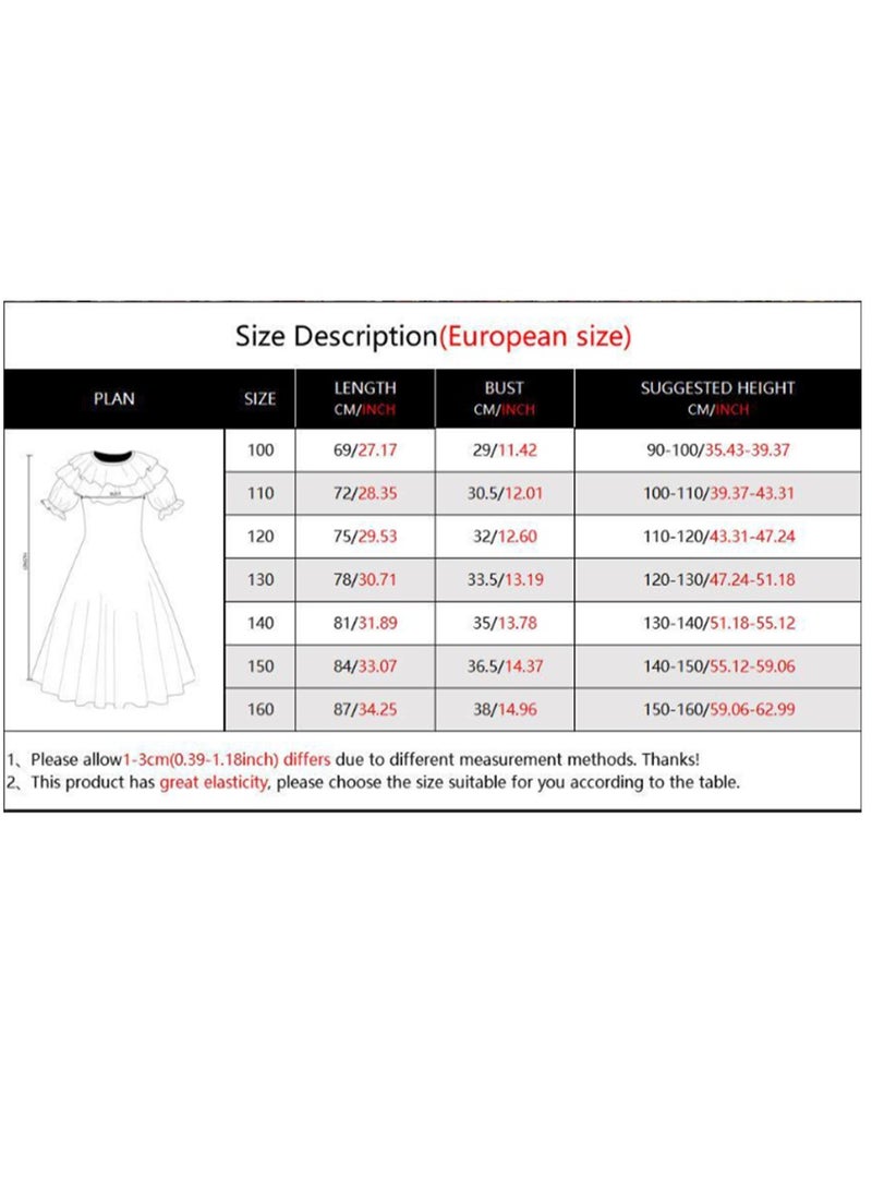 M MIAOYAN Magic Princess Dress Costume Cosplay Outfit For Kids Girls With Bag  - Image 2
