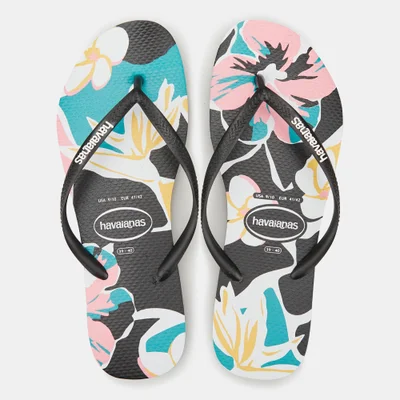 havaianas Women's Slim Floral Flip Flops