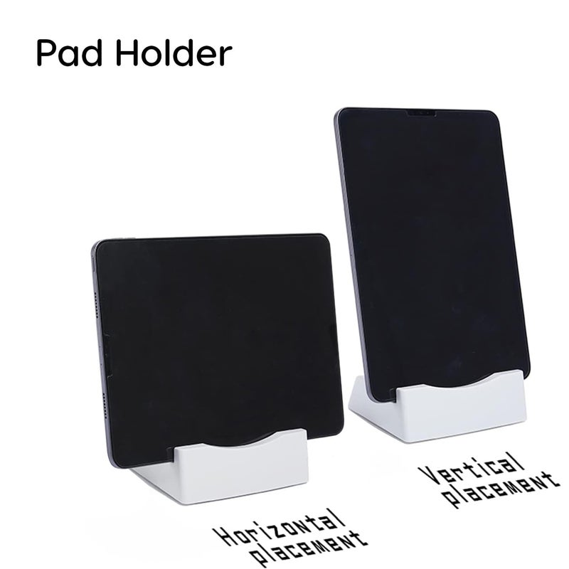 oddpod ™ Jielisi 3-in-1 Multifunction Ergonomic Book Holder with Support Stand/Portable Hands Free Magnetic White Board Cum Paper Clipboard with Stand, Two Markers, Page Clip & Pen - Image 5