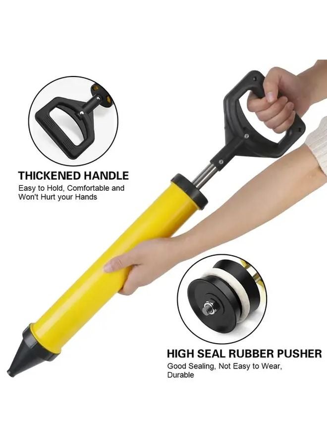 1 قطعة مسدس يدوي لحقن الملاط الأسمنتي مع 4 فوهات لبناء الطوب والتبييض في البناء - Image 3