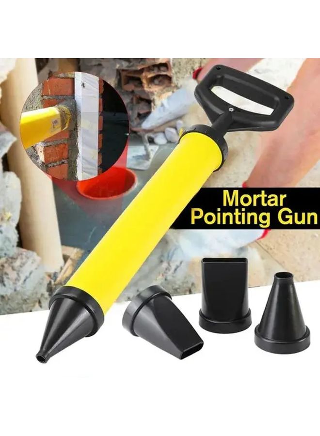 1 قطعة مسدس يدوي لحقن الملاط الأسمنتي مع 4 فوهات لبناء الطوب والتبييض في البناء - Image 2