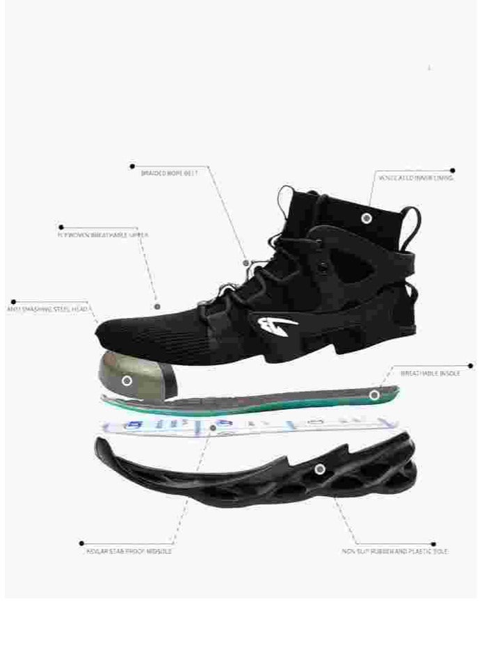 Blade Sneakers Safety Boots Breathable and Puncture Proof Work Shoes for Industrial and Construction Sites (40 EUR) - Image 4