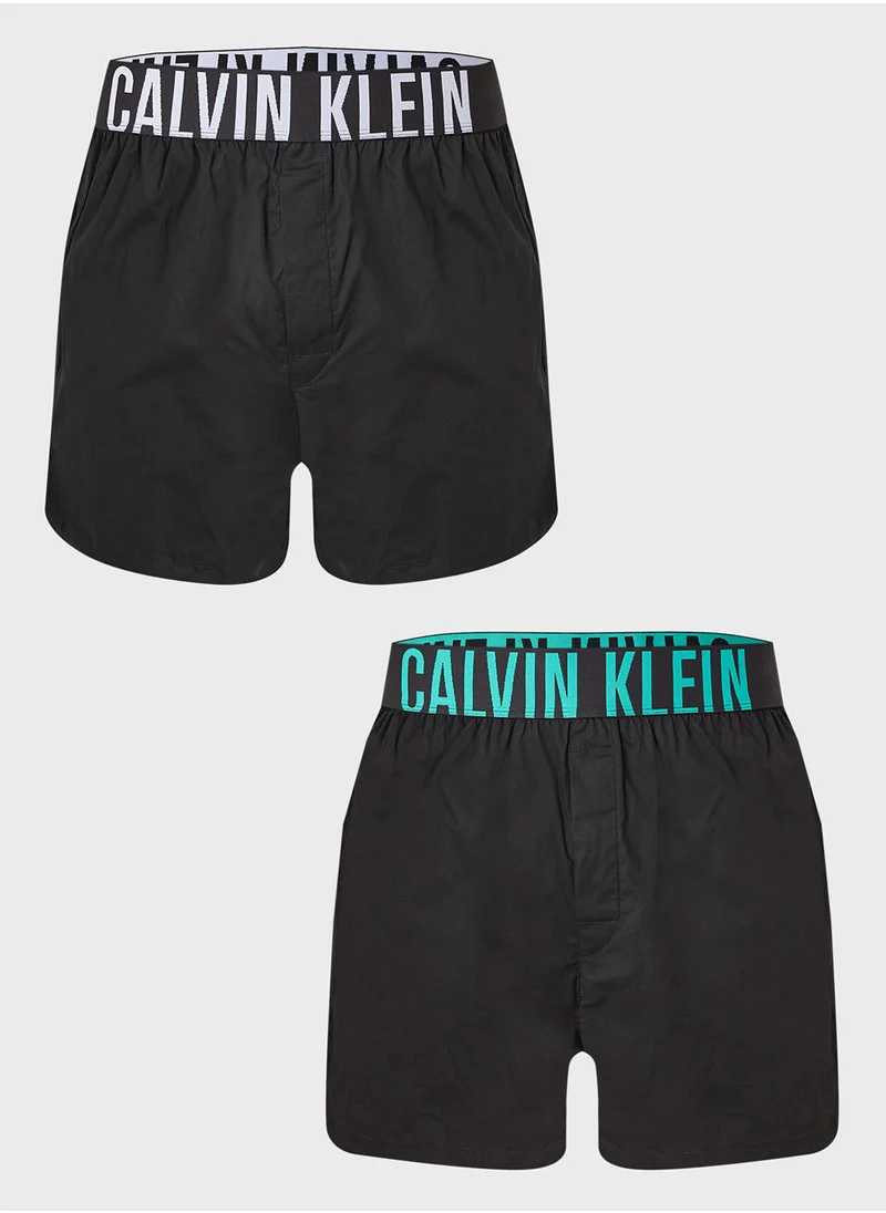 CALVIN KLEIN 2- Pack Logo Band Boxers