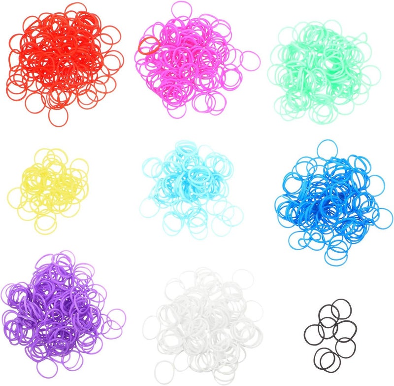 Hicarer 1000 Mini Rubber Bands for Hair Braiding - Vibrant Colors - Image 4