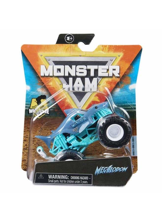 سبن ماستر Monster Jam Wheelie Bar Series 21 Megalodon بمقياس 1:64 - Image 1