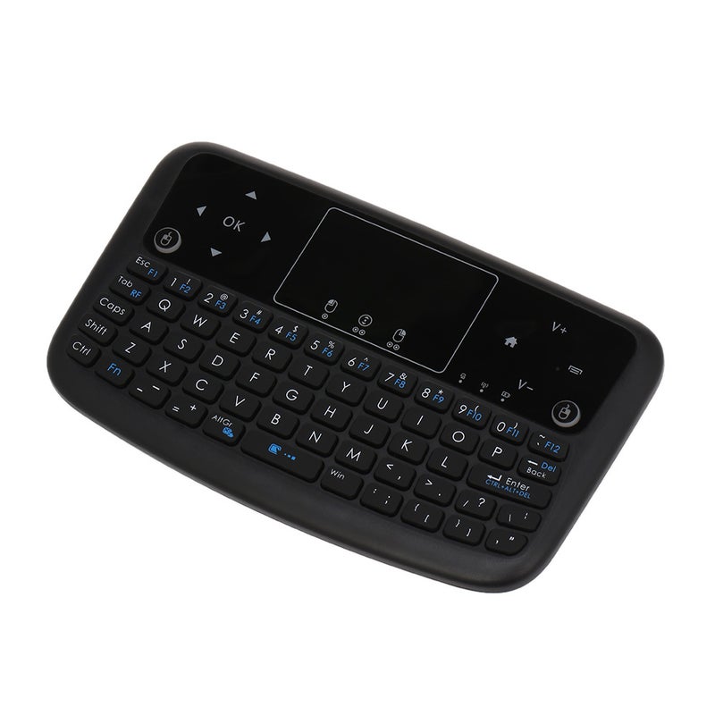 A36 Mini Wireless Keyboard 2.4GHz Air Mouse Rechargeable Touchpad For Android Smart TV Box PC PS3 Black - Image 3