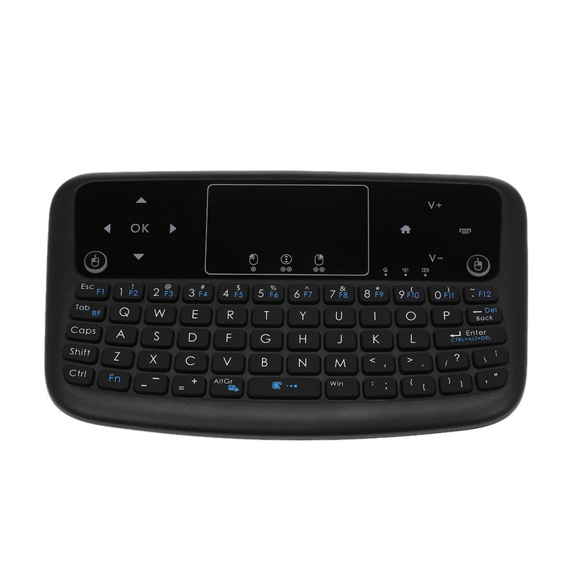 A36 Mini Wireless Keyboard 2.4GHz Air Mouse Rechargeable Touchpad For Android Smart TV Box PC PS3 Black - Image 4