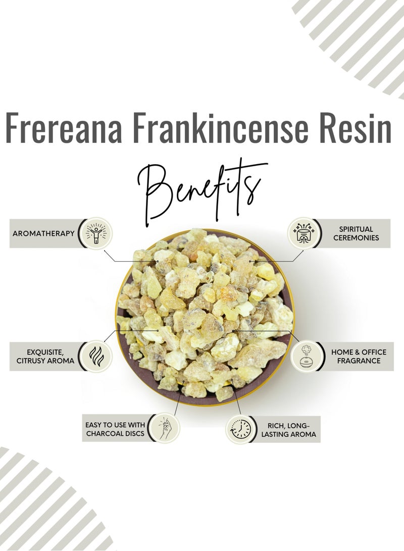 Awafi Mill Frereana Frankincense Resin | Premium Boswellia Tree Resin with Triangle Charcoal Tablet - Image 3