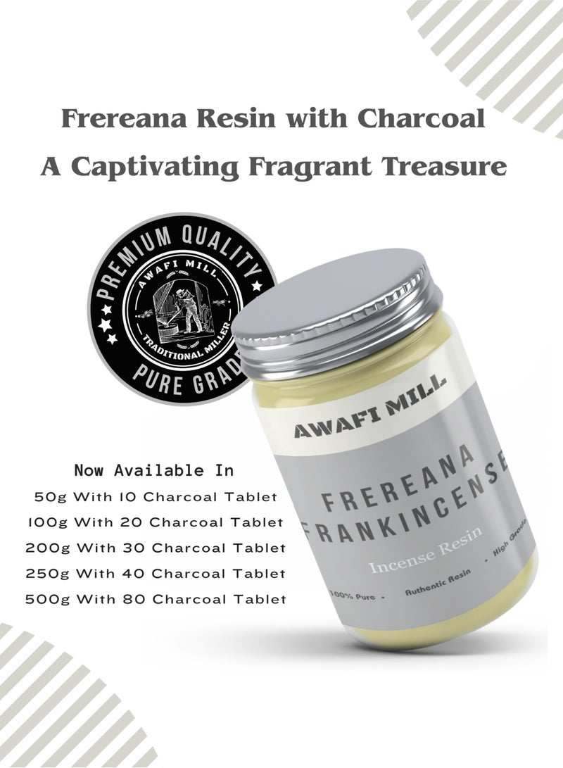 Awafi Mill Frereana Frankincense Resin | Premium Boswellia Tree Resin with Triangle Charcoal Tablet - Image 5