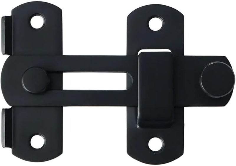 Black Stainless Steel Hasp Latch Lock For Door And Sliding Window Hardware - Image 1