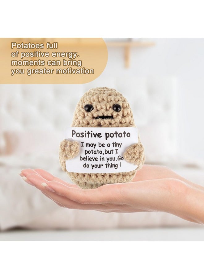 Grevosea 2 Pieces Mini Funny Knitted Potato, 3 Inch Potato Doll Crochet Cute Wool Funny Knitted Doll with Active Card Cheer up Gifts for Christmas Birthday Friends Party Decoration Encouragement - pzsku/Z172F4A3D590086109F00Z/45/_/1740982791/537619ed-875d-4e21-9329-24a162ec9d9e