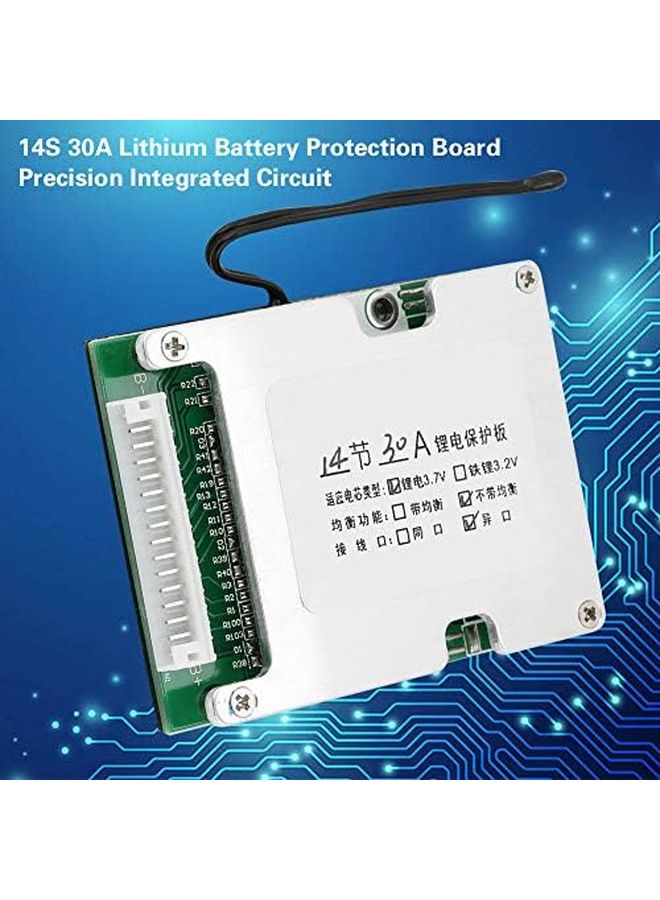 لوحة حماية بطارية ليثيوم أيون 3S 12V 18650 BMS PCB وحدة شحن - Image 4