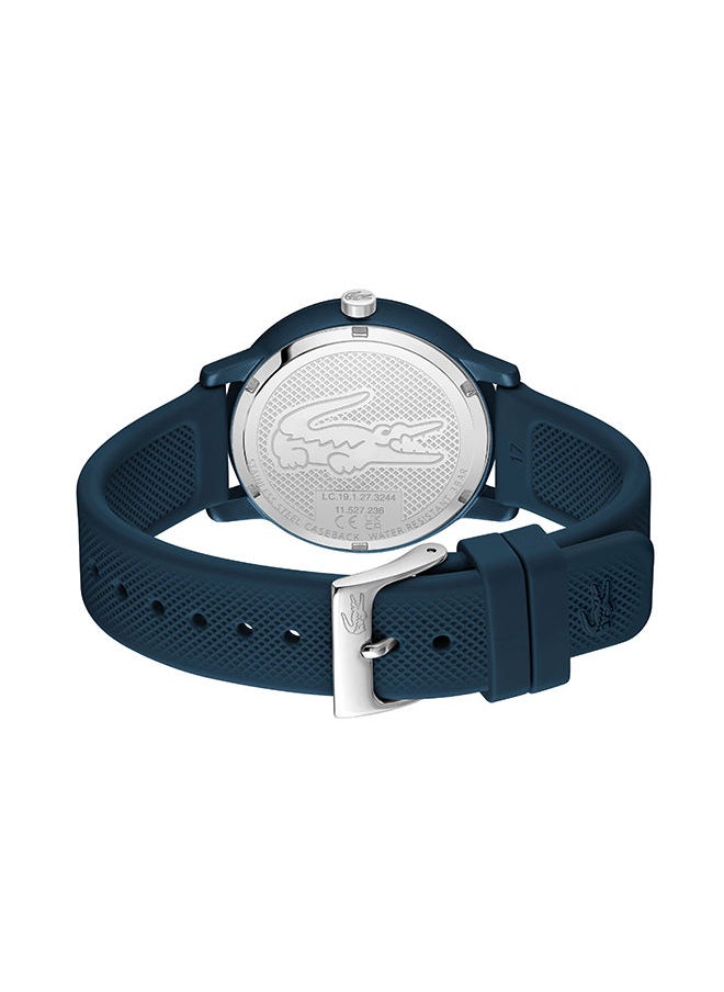 LACOSTE ساعة يد نسائية أنالوج دائرية الشكل من السيليكون بقطر 36 ملم  - Image 3