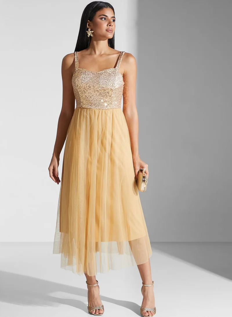 Ella Limited Edition Sequin Bodice Tulle Dress