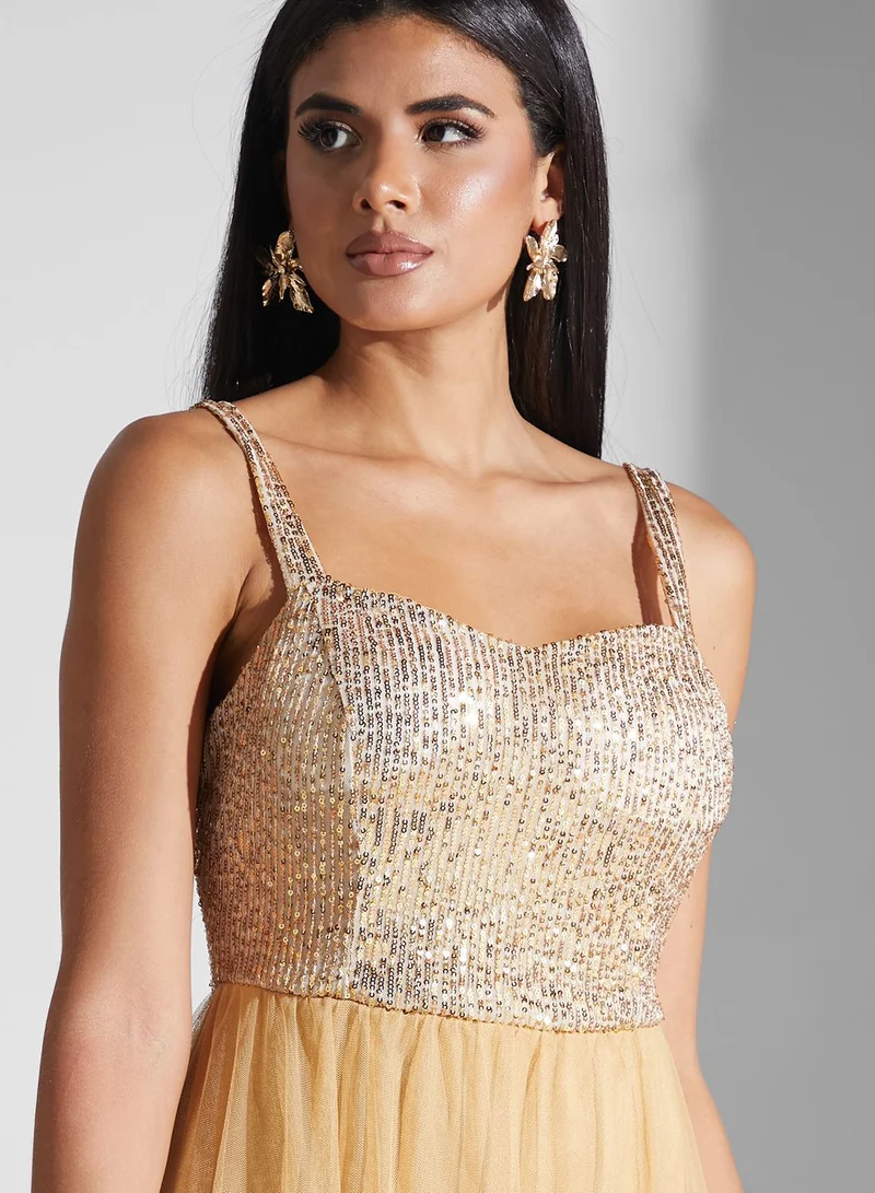 Ella Limited Edition Sequin Bodice Tulle Dress