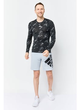 Adidas Men Sportswear Fit Long Sleeves Training T-Shirt, Multicolor  - Image 3