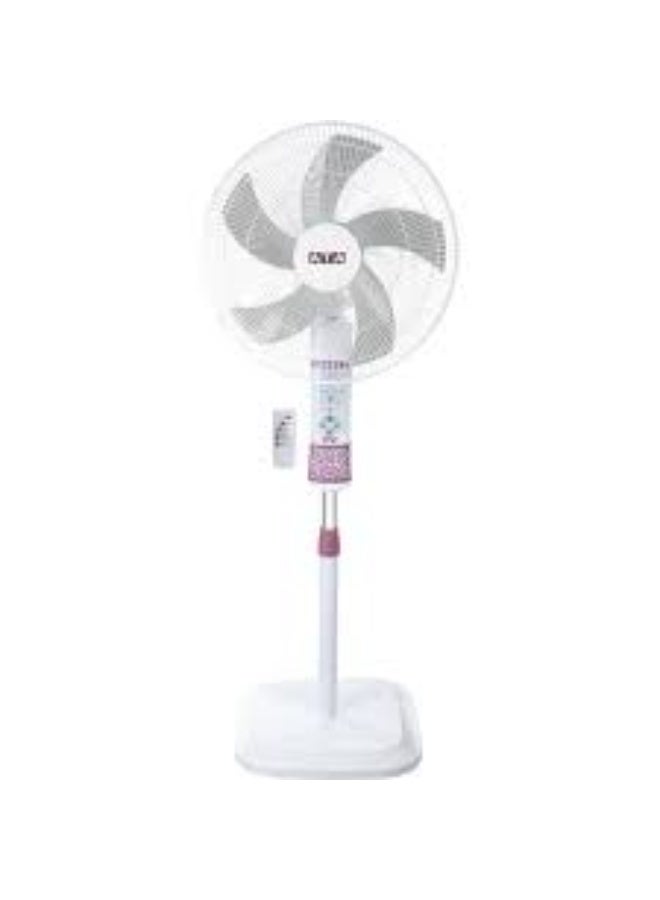 ATA A-C34RP5 Stand Fan, 18 Inches, 5 Blades, 9 Speeds, with Remote Control - Image 1