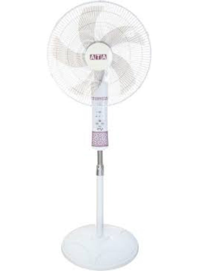ATA A-C34RP5 Stand Fan, 18 Inches, 5 Blades, 9 Speeds, with Remote Control - Image 3