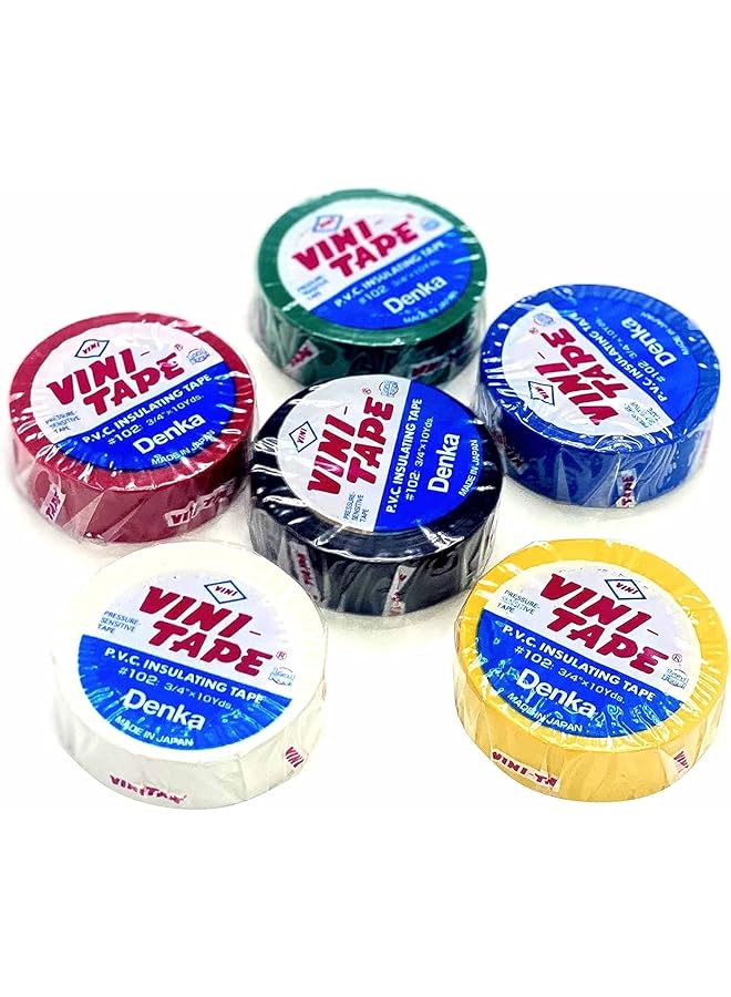 Vini 6 Pcs Insulation Tape - Made In Japan - Image 1