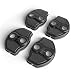 CYBERBEANS TPE Door Shock Absorber for 201720252026 Tesla Model 3Y Accessories Including Juniper Highland Series Door Lock Cover Protector AntiRust 4PackCarbon Edition - Image 2