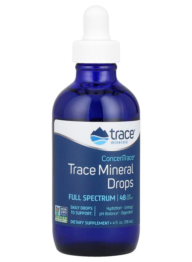 Trace Minerals ConcenTrace® Trace Mineral Drops 4 fl oz (118 ml)