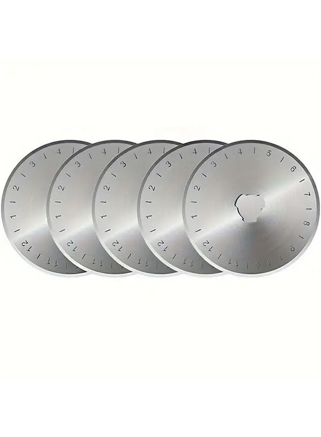 5pcs 45mm Rotary Cutter Blades Replacement for Olfa Martelli Truecut DAFA Cutters - Image 1