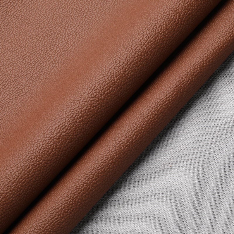 SOTISI Vinyl Fabric Marine Faux Leather Upholstery for Upholstery Crafts DIY Sewings Sofa Handbag Earrings Hair Bows Decorations Brown 54 x 12 inch 1FT - Image 3
