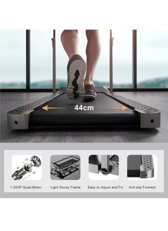 KINGSMITH جهاز مشي KingSmith WalkingPad R2 للجري والمشي 2 في 1 جهاز مشي يدوي قابل للطي، أوضاع تلقائية قابلة للطي، وسادة مشي قابلة للطي، شاشة LCD ذكية غير قابلة للانزلاق، معدات اللياقة البدنية، جهاز مشي تحت المكتب  - Image 5