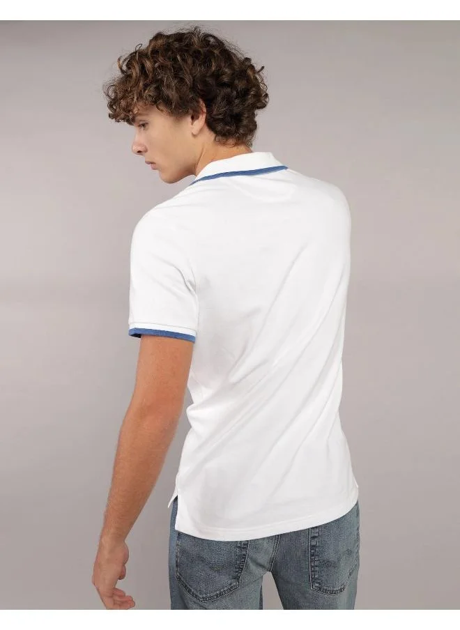 امريكان ايجل AE Tipped Flex Pique Polo Shirt