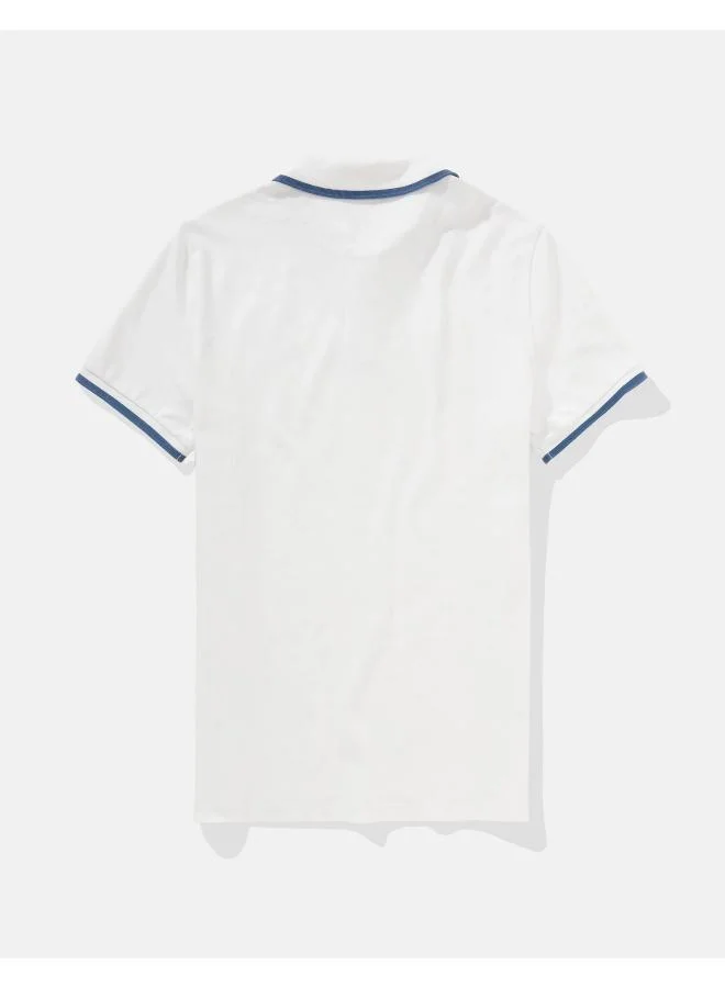 امريكان ايجل AE Tipped Flex Pique Polo Shirt