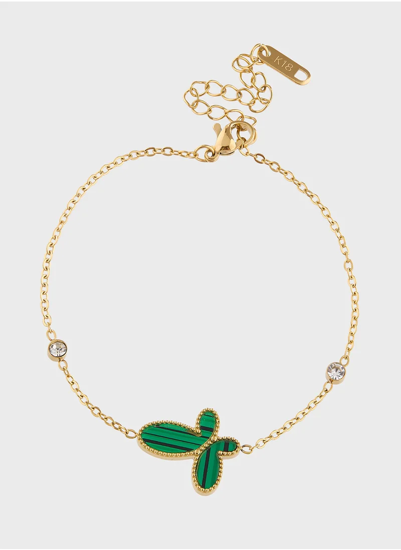 Staurtz Butterfly green Bracelet