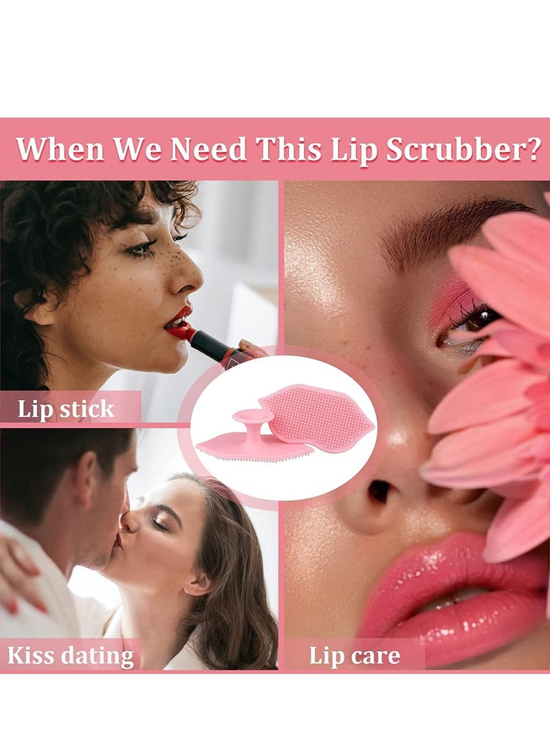 NIBEMINENT SYOSI 6 PCS Silicone Lip Scrub Brush, Face Scrubber and Exfoliating Brush Tool for Men Women - Image 4