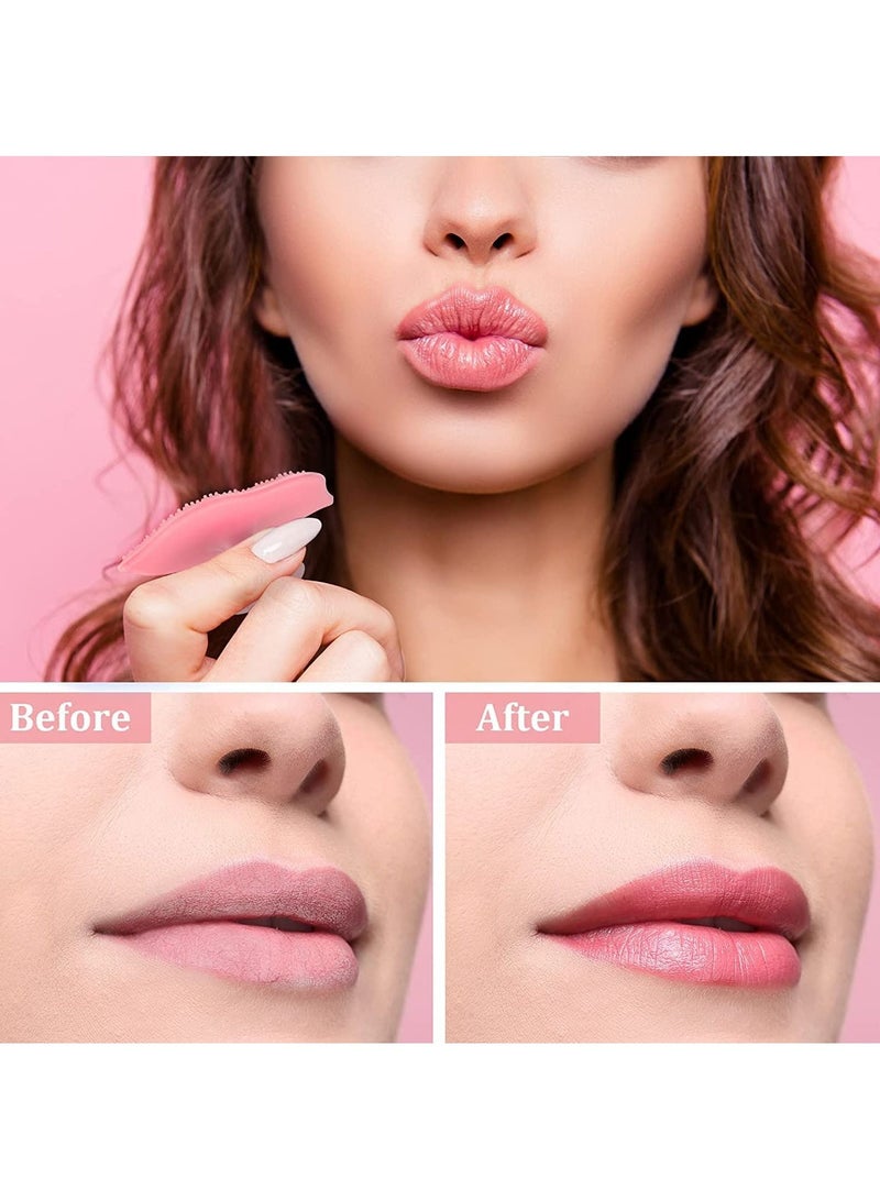 NIBEMINENT SYOSI 6 PCS Silicone Lip Scrub Brush, Face Scrubber and Exfoliating Brush Tool for Men Women - Image 5