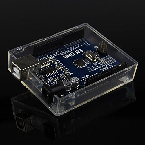 Geekworm UNO R3 R4 Case | Protective Enclosure ABS Computer Box for Arduino UNO R4/UNO R3/UNO WiFi REV2/UNO REV3- Transparent - Image 5