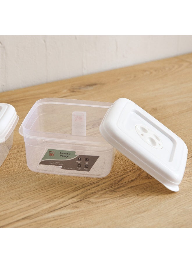 Home Box مجموعة حاويات سبيكتر 2 قطعة بتصميم ماسي سعة 1700 مل - Image 3