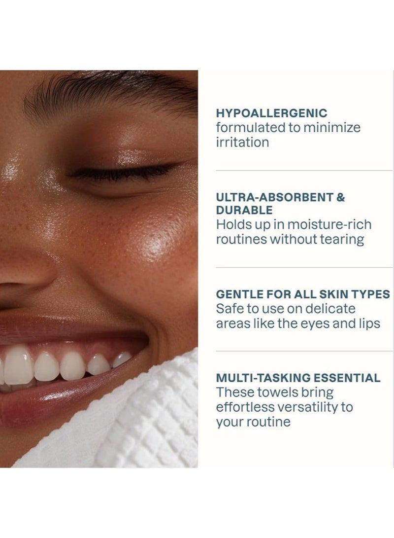 كلين ويف 60 منشفة وجه  فاخرة ذات أساس حيوي ممتاز  – يأتي مع كريم مجاني للوجه -  60 منشفة سميكة فائقة النعومة يمكن التخلص منها (30×25 سم) للبشرة الحساسة والعناية بالبشرة وإزالة المكياج–مناديل جافة ذات أساس حيوي، صديقة للبيئة والاستخدام اليومي، صندوق قابل لإعادة الإغلاق - Image 4