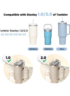 6pcs Silicone Spill Stopper Set,Compatible With Stanley Cup1.0&2.0 40oz/ 30oz,Tumbler Accessories,Including Straw Cover Cap,Square Spill Stopper And Round Leak Stopper (Translucent(6pcs)) - pzsku/Z172FEF7A173440072C75Z/45/_/1731657269/cef74f45-58d5-4ff6-beb2-279074159e38