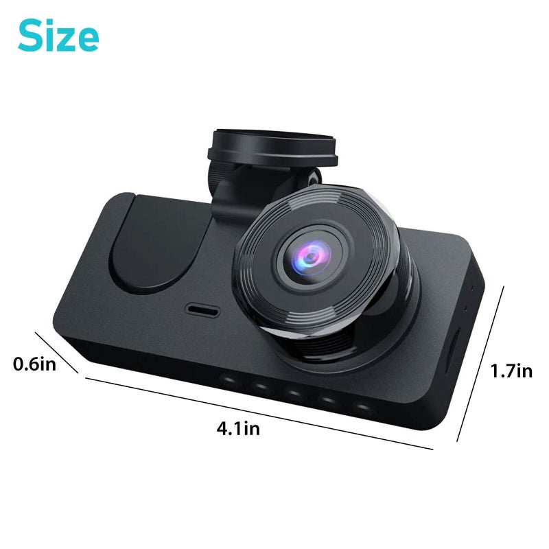 1080P Three-Lens Wifi Hd Night Vision Driving Recorder Mobile Phone App Internet View - Image 5